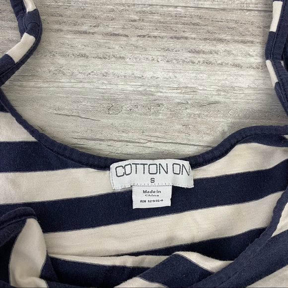Cotton On Navy & White Strip Tank Top - Picture 7 of 9